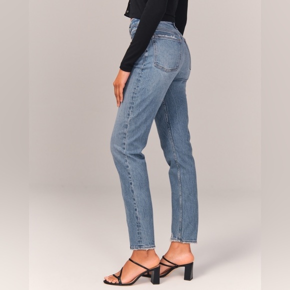 Abercrombie & Fitch Curve Love High Rise Mom Jean PLUS SIZE 24R - Picture 4 of 9